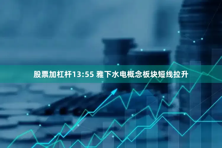 股票加杠杆13:55 雅下水电概念板块短线拉升
